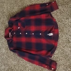 Red Flannel Ambercrombie Kids Shirt